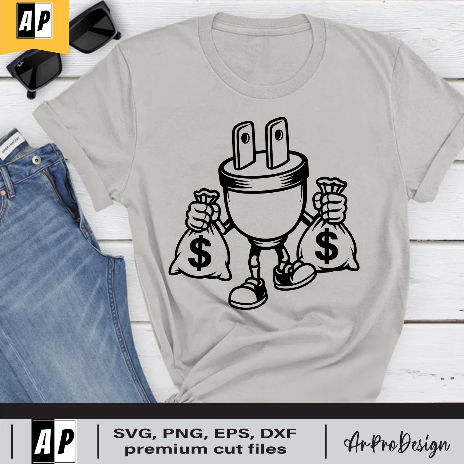 Electrical Plug Money Bag SVG, Hip Hop Rapper Gangster Svg, Scar Face ...