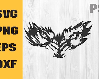 Wolf Eyes SVG,PNG,JPG,ai,pdf Vector cutting file for Cricut and Silhouette, Wolf ,Husky
