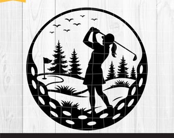 Golfing SVG, Golfer svg, Golf Ball svg, Golfing Cut Files, Golf Club svg, Golf Player svg, Golf Svg, Glowforge Files, Png Dxf Eps