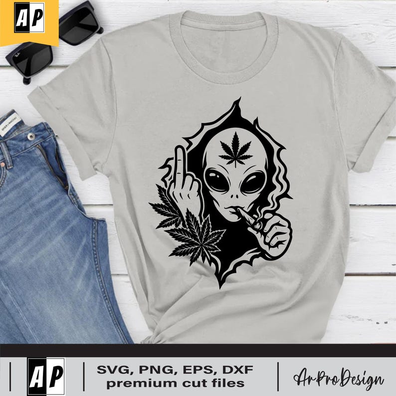 Alien Smoking Weed Svg, Alien Smoking Joint Svg, Rasta Alien Svg, Alien ...