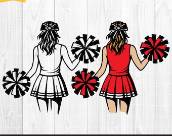 Cheerleader Svg, Personalized Name, Cheerleader Name Svg, Cheerleader Shirt, Cheer Clipart, Cheer Dance Svg, Cheer Png, Png Dxf Eps