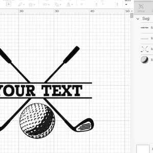 Golf Name SVG, Golf Svg, Last Name Svg, Svg Files For Cricut, Digital Download Clipart SVG image 2