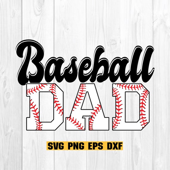 Baseball Dad SVG Baseball Dad Cut Files Baseball Dad Vector - Etsy