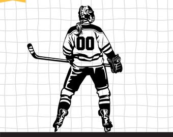Eishockey Mädchen svg, Eishockey svg, Eishockeyspielerin svg, Hockeyspieler svg, Hockey Png, Schlittschuhlaufen svg, Eishockey-Shirt, Cricut