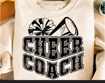 Cheer Coach Svg Png, Cheer Coach PNG, Mascot SVG, School Spirit, Team Spirit, Football svg, Baseball svg, Basketball svg, Digital Download