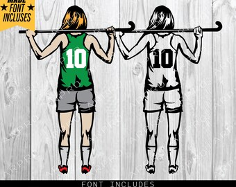 Field Hockey SVG, Hockey SVG, Hockey Player SVG, field hockey player silhouette, Svg, Png, Dxf, Eps, Pdf, Jpg