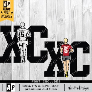 Runner Svg, cross country svg, cross country team, XC svg, shirt design, DXF, EPS, cricut, cutting file, silhouette, template