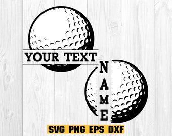 Golf Name SVG, Golf Svg, Last Name Svg, Svg Files For Cricut, Digital Download Clipart SVG
