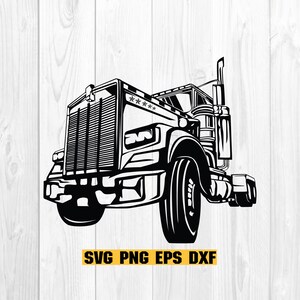 Semi Truck Svg, Truck Svg, Big Truck Clipart, Truck Svg, Truck Cricut, Truck Cutfile, Truck Driver Vector, Us Big Truck Svg, Trucking Svg