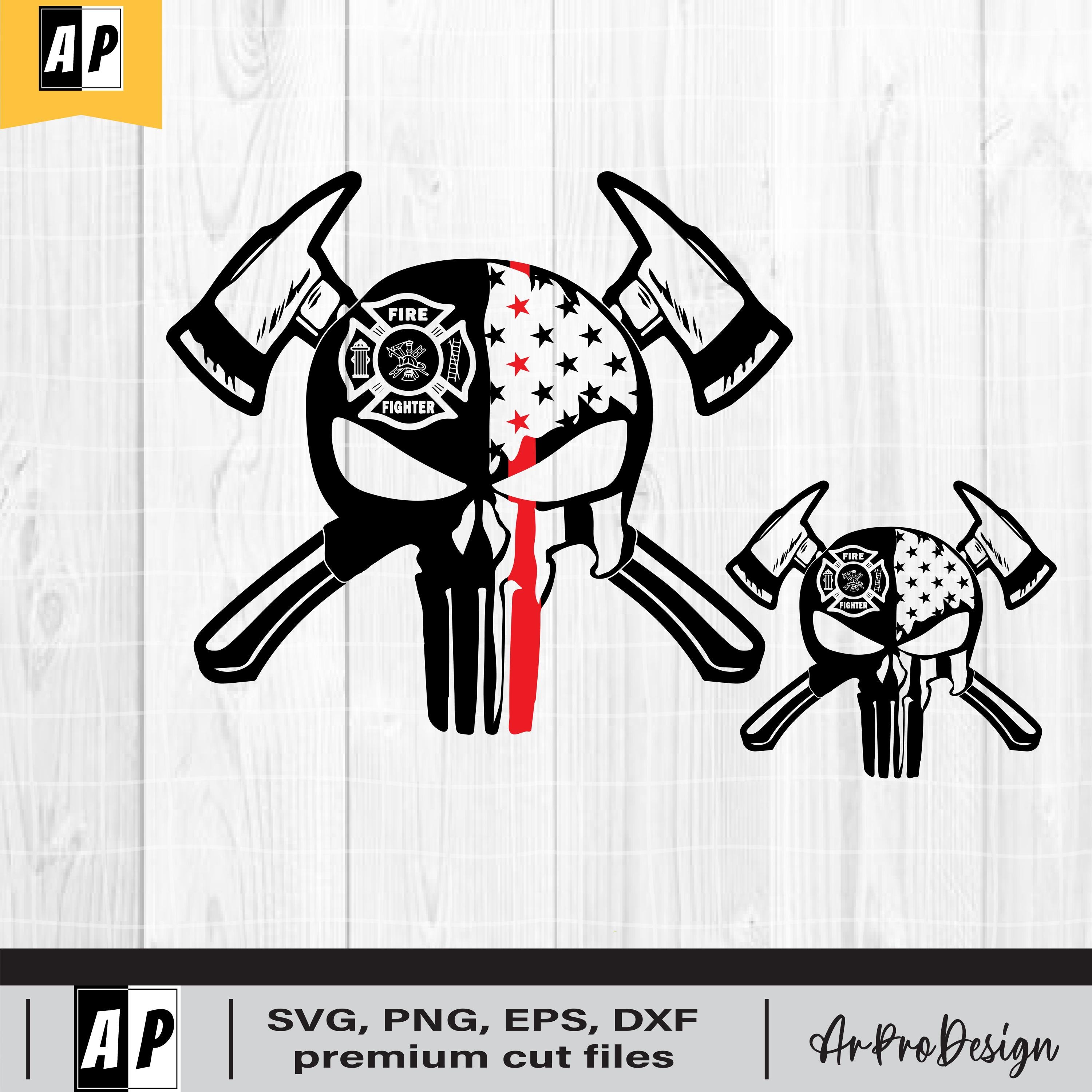 USA pompier Svg, Svg tête de mort pompier, Svg tête de mort, pompier svg, svg pompier, chemise de pompier