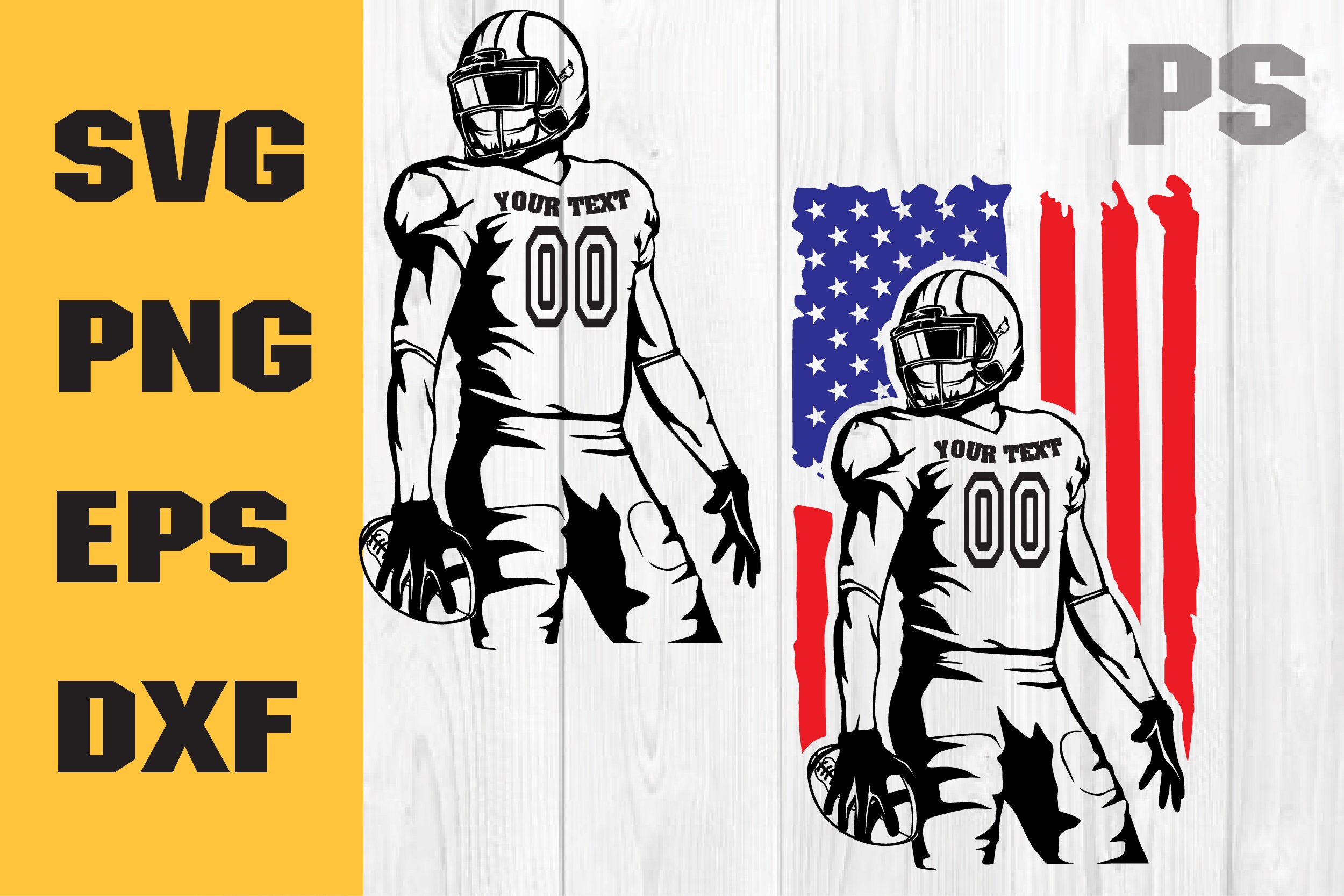 Football Player Svg Football Svg Football Team Football - Etsy