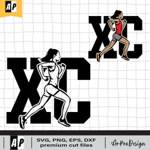 Runner Svg, cross country svg, cross country team, XC svg, shirt design, DXF, EPS, cricut, cutting file, silhouette, template