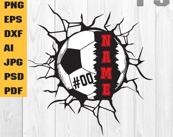 Soccer svg, Soccer Shirt Svg, Soccer Mom Svg, Soccer decal Svg, soccer shirt svg, cut file, iron on, cricut, name, soccer decal