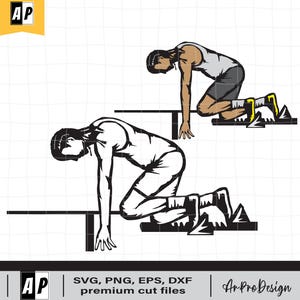 Track & Field Running SVG, Running SVG, Running Boy SVG, Runner Svg, Runner Cut file