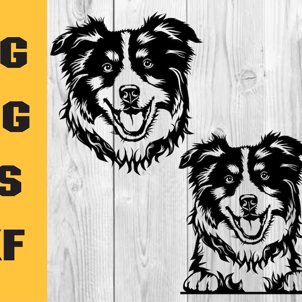 Australian shepherd svg, Aussie Svg, Australian Shepherd Decal Svg, Digital Download Clipart SVG