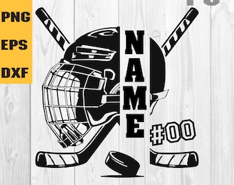 Hockey svg, Split Hockey Player svg, Helmet SVG, hockey mom svg, field hockey svg, hockey shirt, Digital download
