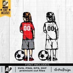 Soccer girl svg, Soccer Girl Player svg, Sports Mom Life Tshirt Design png, Ball Life Cut File, Lady Goalkeeper Gift Idea Stencil