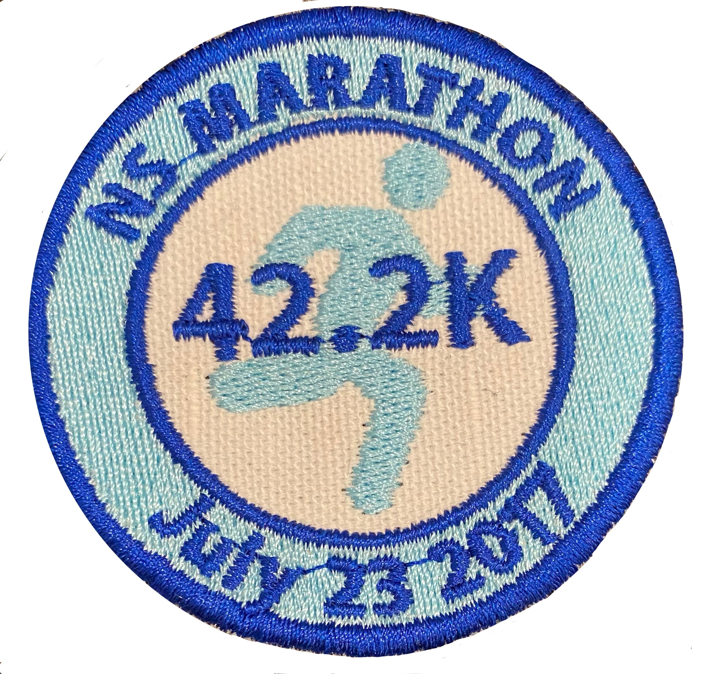 Marathon Racing Patch Personalized Commemorative Running Race Patch. Customized Colour, Race ...