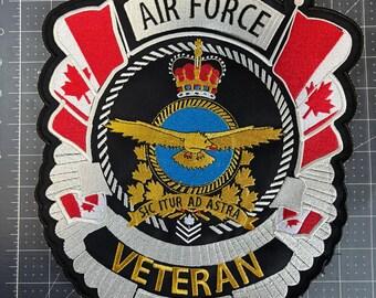 10 x 12 inch patch luchtmachtveteranen