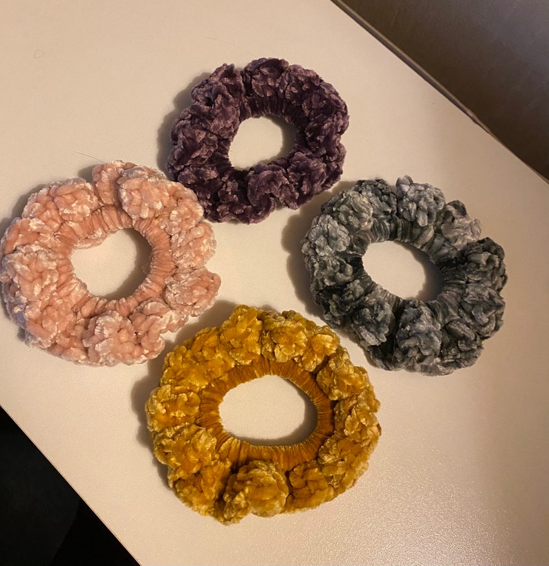 Velvet Hair Scrunchie Pack of 3