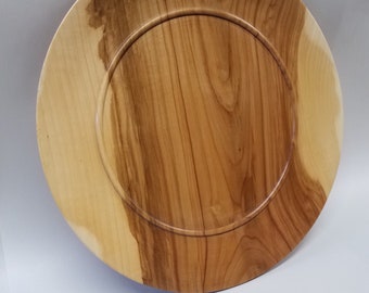 Rare and Unique Apple Wood Platter