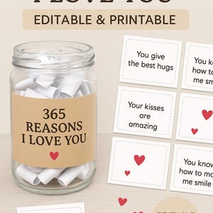 365 motivi modificabili per cui ti amo in PDF – Messaggi d'amore giornalieri per anniversario, festa della mamma/del papà, Natale, San Valentino, per lui e per lei