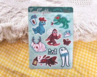Casual Cryptids Vinyl Sticker Sheet