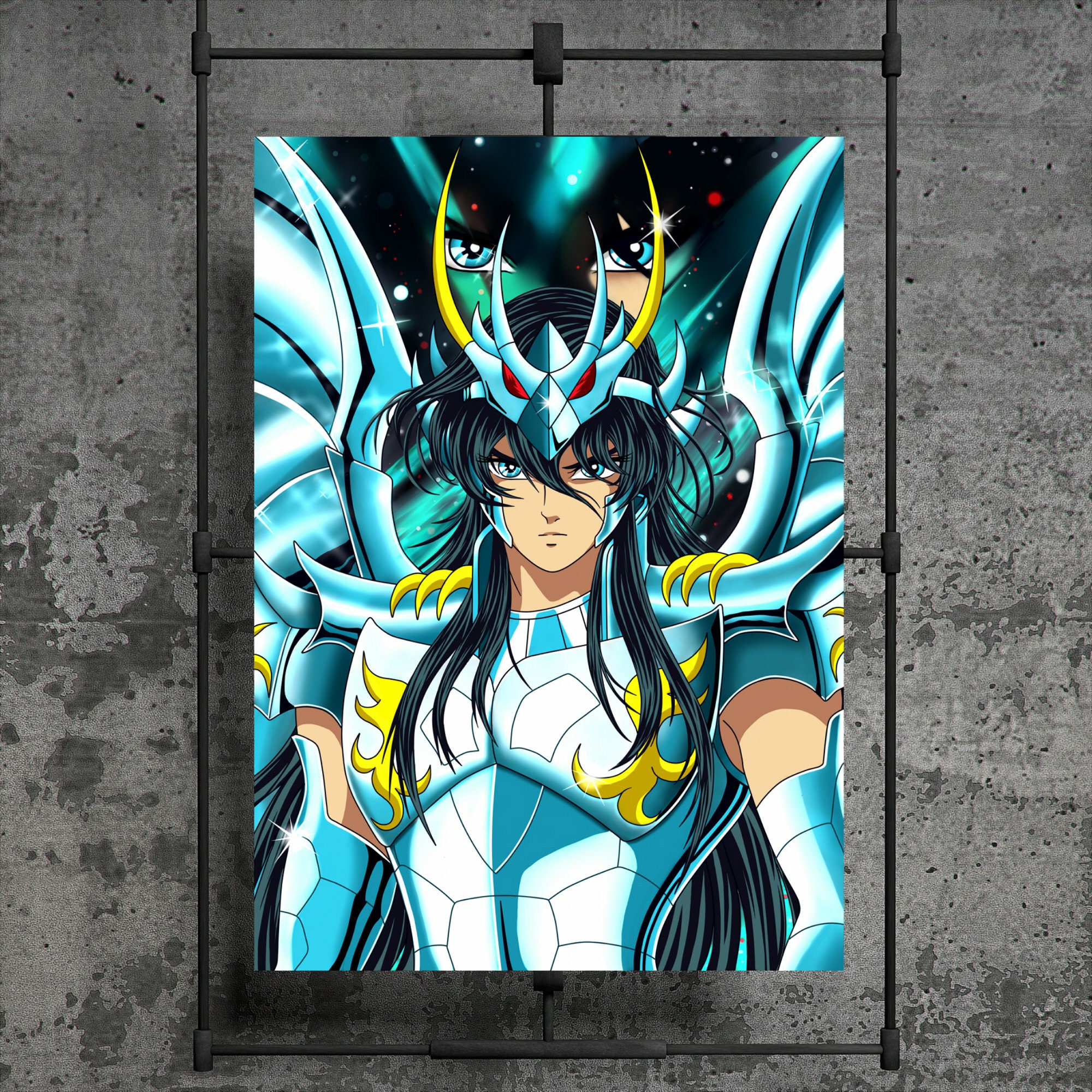 Saint Seiya Netflix poster redraw by dreamcastboy99 on DeviantArt