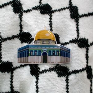 Dome of the Rock Pin Palestine Muslim Islamic Gift