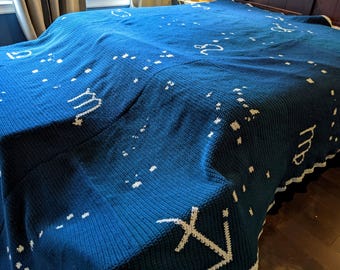 The Zodiac Constellation Blanket **CROCHET PATTERN**