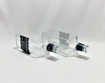 Lunazul Tequila Planter, Bottle Cut Lengthwise, Liquor, Crafts, Serving dish, Planter Only, Indoor Plants, Succulent Glass Terrarium