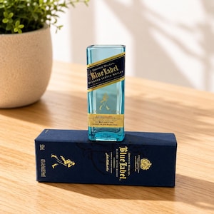 Johnnie Walker Blue Label Scotch Whisky Shot Glass (50ml bottle)