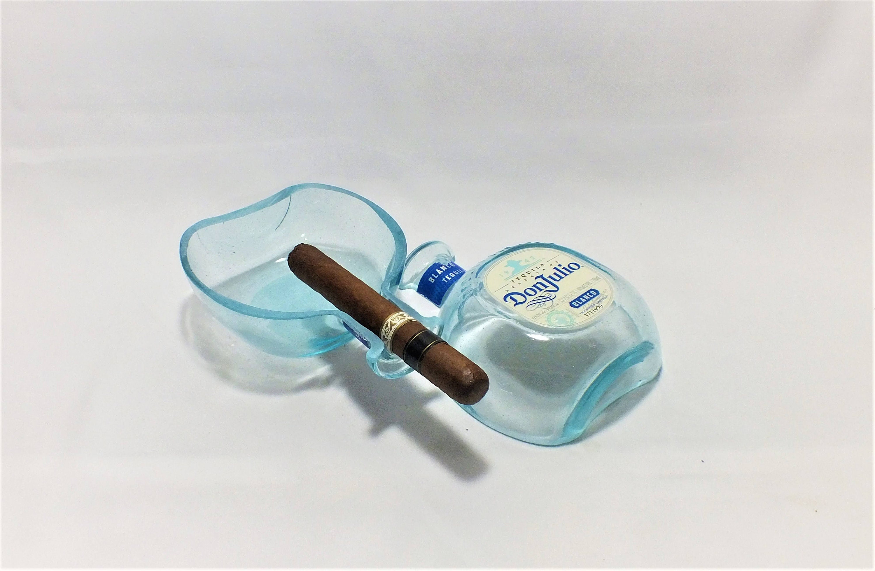Don Julio Tequila Blanco Ash Tray, Cut Bottle Ashtray, Bottle Ashtray, Gifts under 50, Tequila Gift, Jalisco Mexico