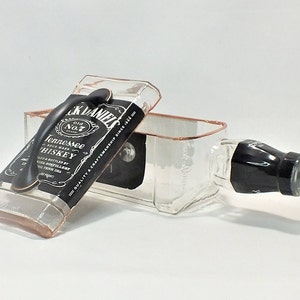 Jack Daniels Whiskey Box, Jewelry Box, Candy Caddy, Cut Bottle, Catch it all, Tennessee Whisky