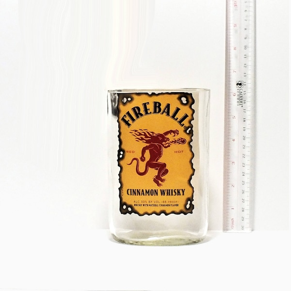 Fireball Pint Glass Etsy