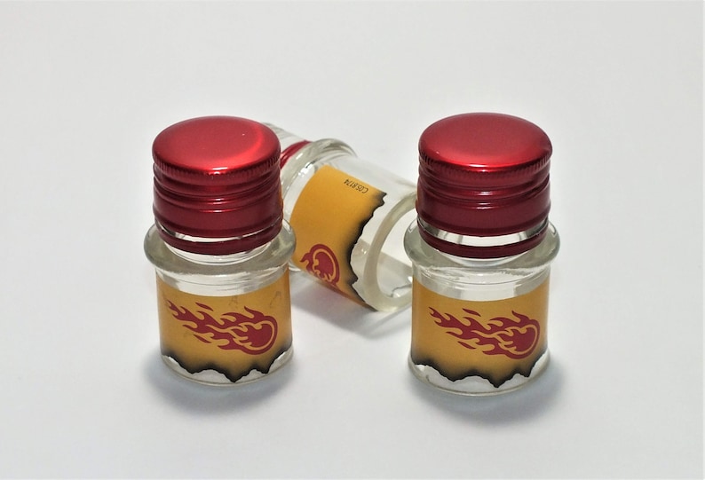 Fireball Shotclass Fireball Shot Glass, Upcycled Liquor Bottle, Cinnamon Whisky Gift - Etsy
