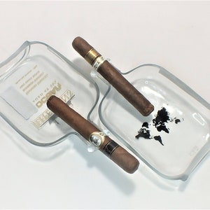 Jefferson&#39;s Ocean Bourbon, Cut Bottle Ash tray,  Whiskey Bottle Ashtray, Single Barrel Bourbon, Gifts under 50, Whisky Gift, Jeffersons