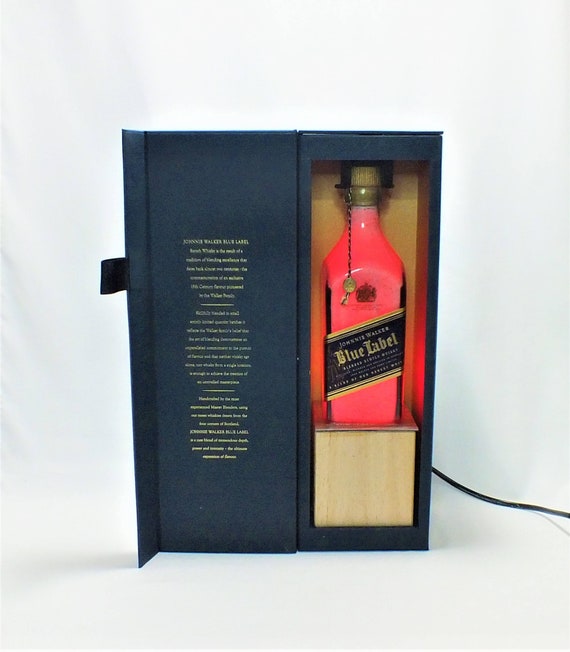 Johnnie Walker Blue Label Lamp, Color Changing Bottle, Remote