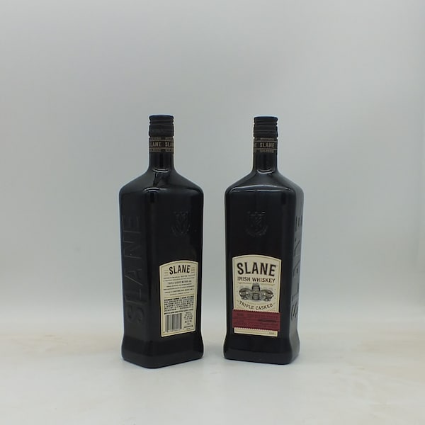 Empty Slane Irish Whiskey Bottle, Upcycled, Recycled, 1, 2 or 3 bottles  Distillery Whisky