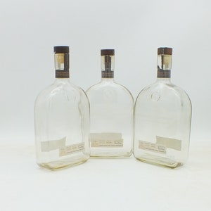 Empty Woodford Reserve Bourbon Bottle, Upcycled, Recycled, 1, 2 or 3 bottles  Distillery