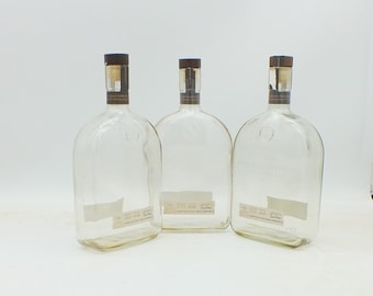 Empty Woodford Reserve Bourbon Bottle, Upcycled, Recycled, 1, 2 or 3 bottles  Distillery