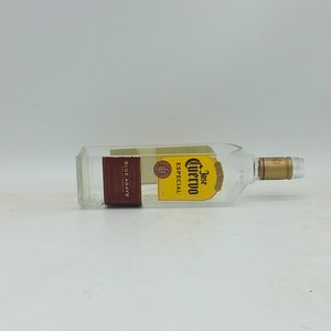 Jose Cuervo Tequila Planter, Bottle Cut Lengthwise, Liquor, Crafts, Serving dish, Planter, Indoor Plants, Succulent Glass Terrarium