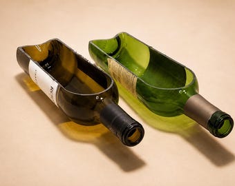 Wine Bottle Planter, Cut Lengthwise, Liquor, Crafts, Serving dish, Indoor Plant, Succulent Glass Terrarium, Cabernet, Pinot Noir, Chardonnay