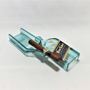 Johnnie Walker Blue Ash Tray, Cut Bottle Ashtray, Scotch Gifts, Gift, Blended Whisky, Whiskey Ashtrays, 28 Year Old Blended Scotch