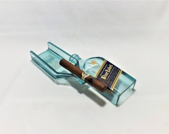 Johnnie Walker Blue Ash Tray, Cut Bottle Ashtray, Scotch Gifts, Gift, Blended Whisky, Whiskey Ashtrays, 28 Year Old Blended Scotch
