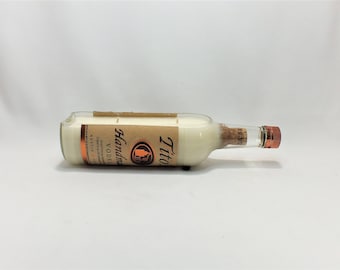 Tito's Vodka Candle, Scented Soy Wax, Choose the Fragrance, Cut Liquor Bottle, Many Scents, Gift, Repourposed, Upcycled, Recycled, Tittos