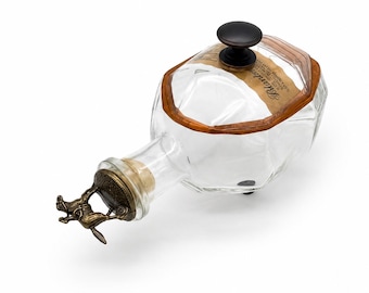 Blantons Box, Kentucky Straight Bourbon Whiskey, Jewelry Box, Candy Caddy, Cut Bottle, Catch it all, Blanton's, Horse Whisky, Topper