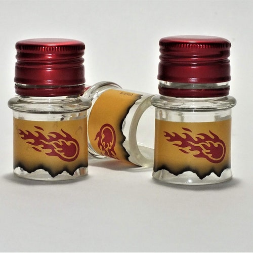 Fireball Shot Glass Cut Liquor Bottle Liquor Whiskey Gifts Etsy