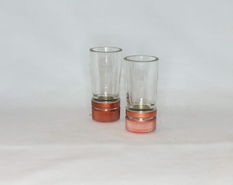 Tito's Vodka Shot Glass, Shot Glass, Cut Bottle, American Made liquor, Vodka Gifts, Titos Vodka