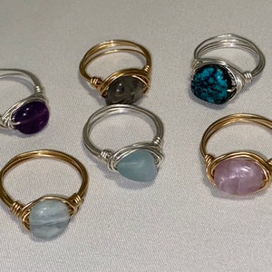 Wire Wrapped Rings image 1